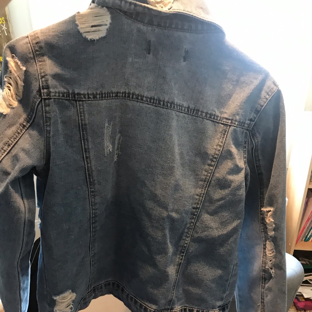 Ci Sono ripped denim jacket from Buckle